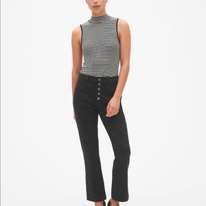 NWT Gap kick crop black pant - 4T
